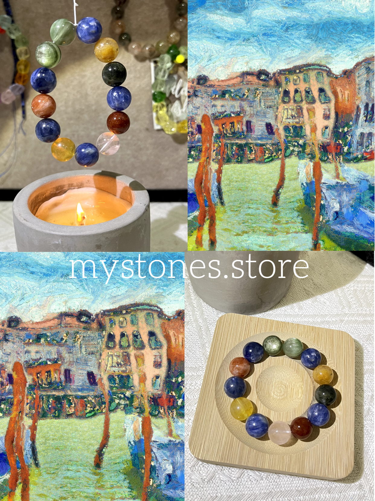 Radiant Harmony: Van Gogh Bracelet
